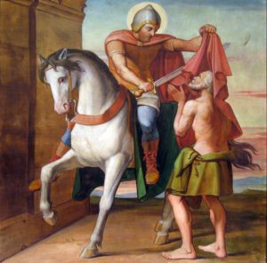 San Martín de Tours, ejemplo de Caridad